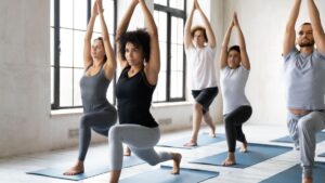 presticar yoga para el estres
